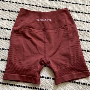 Alphalete Ozone Shorts in Gingerbread